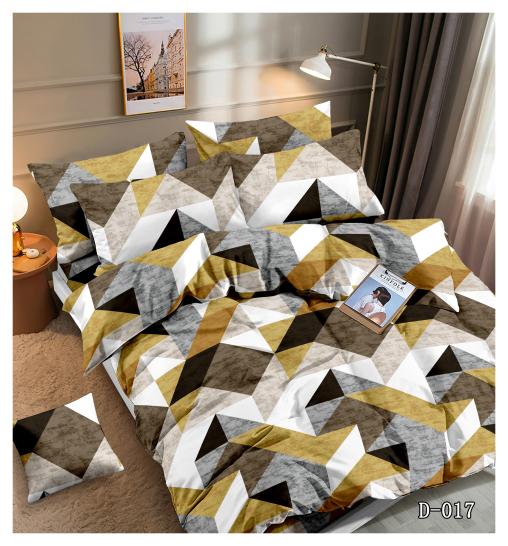 Постельное белье "GALAXY" (размер: 2,0 сп. с евро простыней, дизайн: D/017)