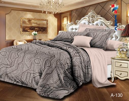 Постельное белье "ИВТЕКС" (сатин) (размер: евро, дизайн: A-130)