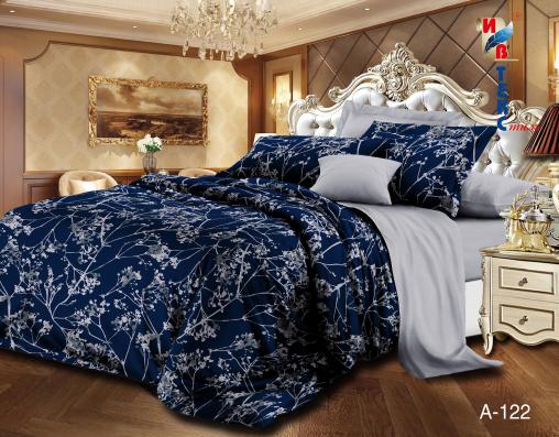 Постельное белье "ИВТЕКС" (сатин) (размер: 1,5 сп., дизайн: A-122)