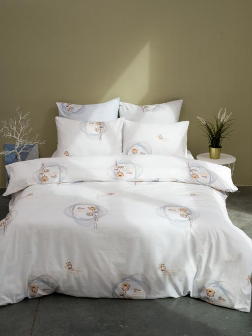 Постельное белье "Galaxy New" (размер: семейный, дизайн: "Хлопковый сад")