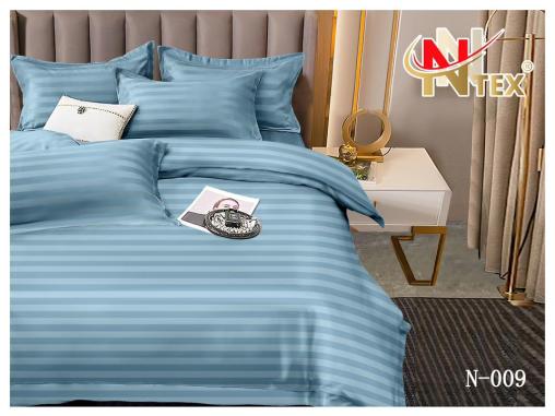 КПБ Страйп-Сатин N.N.Tex подарочный пакет (производство) (размер: евро, дизайн: N-009)