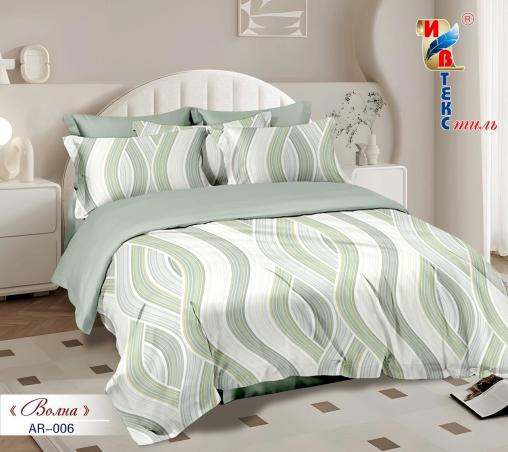 Постельное белье бязь "ИВТЕКС DE LUXE" (размер: евро, дизайн: AR-006)