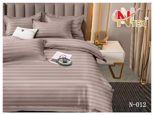 КПБ  N.N.Tex Страйп-Сатин (производство) (размер: семейный, дизайн: N-012)