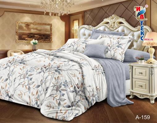 Постельное белье "ИВТЕКС" (сатин) (размер: евро, дизайн: A-159)