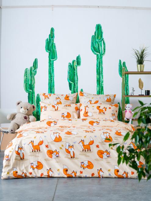 Постельное белье "Galaxy Joy" (размер: 2,0 сп., дизайн: "Фоксики")