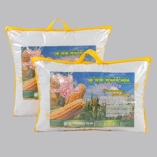 Подушка Кукуруза Русская сказка (попликс) стеганый (2-х кам. на молнии)