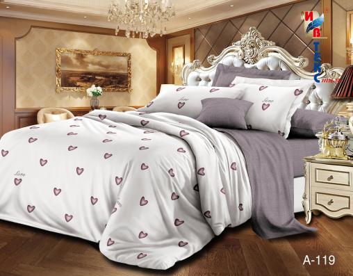 Постельное белье "ИВТЕКС" (сатин) (размер: евро, дизайн: A-119)
