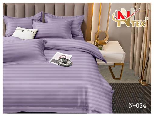 КПБ Страйп-Сатин N.N.Tex подарочный пакет (производство) (размер: евро, дизайн: N-034)