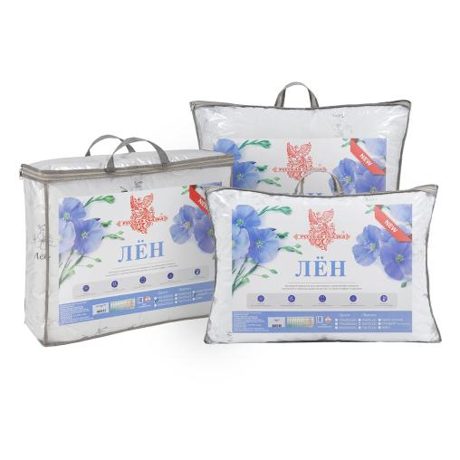 Одеяло Лен Русская сказка (стандарт) белый